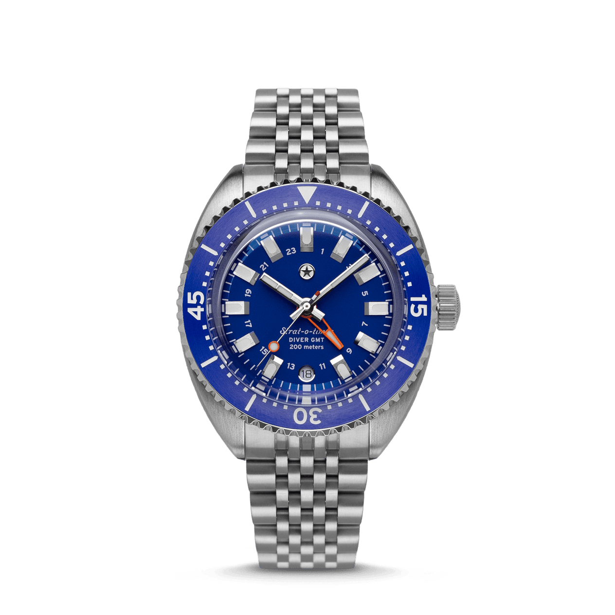 Strat-o-timer Titanium Diver GMT: Cobalt