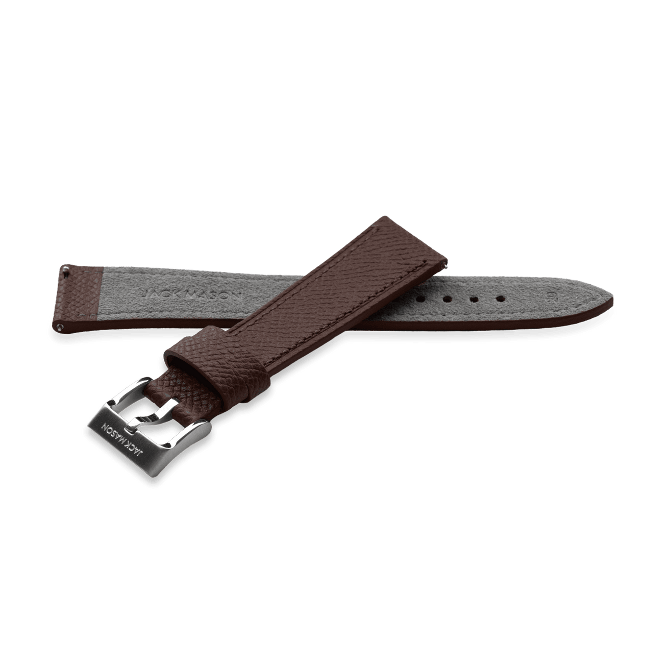 20mm Epsom Dark Brown Strap
